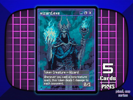 5x Wizard 0/1 Pings Final Fantasy MTG Token - Pixel Tokens by Teddy PX45 -  Etsy Israel