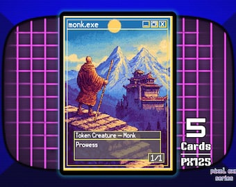 モンクトークン MTGトークン ステンドグラスアートトークン 5パック