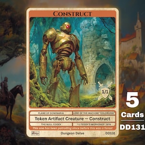 5x Konstruktion 1/1 Artefakt Varelse MTG-polett - Teddys Verkstad DD131