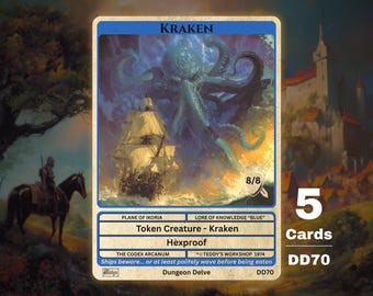 Magic the Gathering Tidal Kraken - Tidal Kraken - [8ED] [EX] 259148196 744
