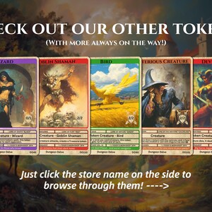 5x Wolf 2/2 Green MTG Token - Pixel Tokens by Teddy PX40 image 8