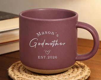 Personalized Godmother Godfather Custom Mug- Personalized Gift for Godparents- Godparent Appreciation Gifts- Mugs for Godmothers Godfathers
