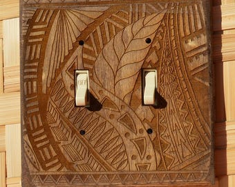 Piatto da parete in stile Tiki - Serie ISLANDER, Palm, Standard