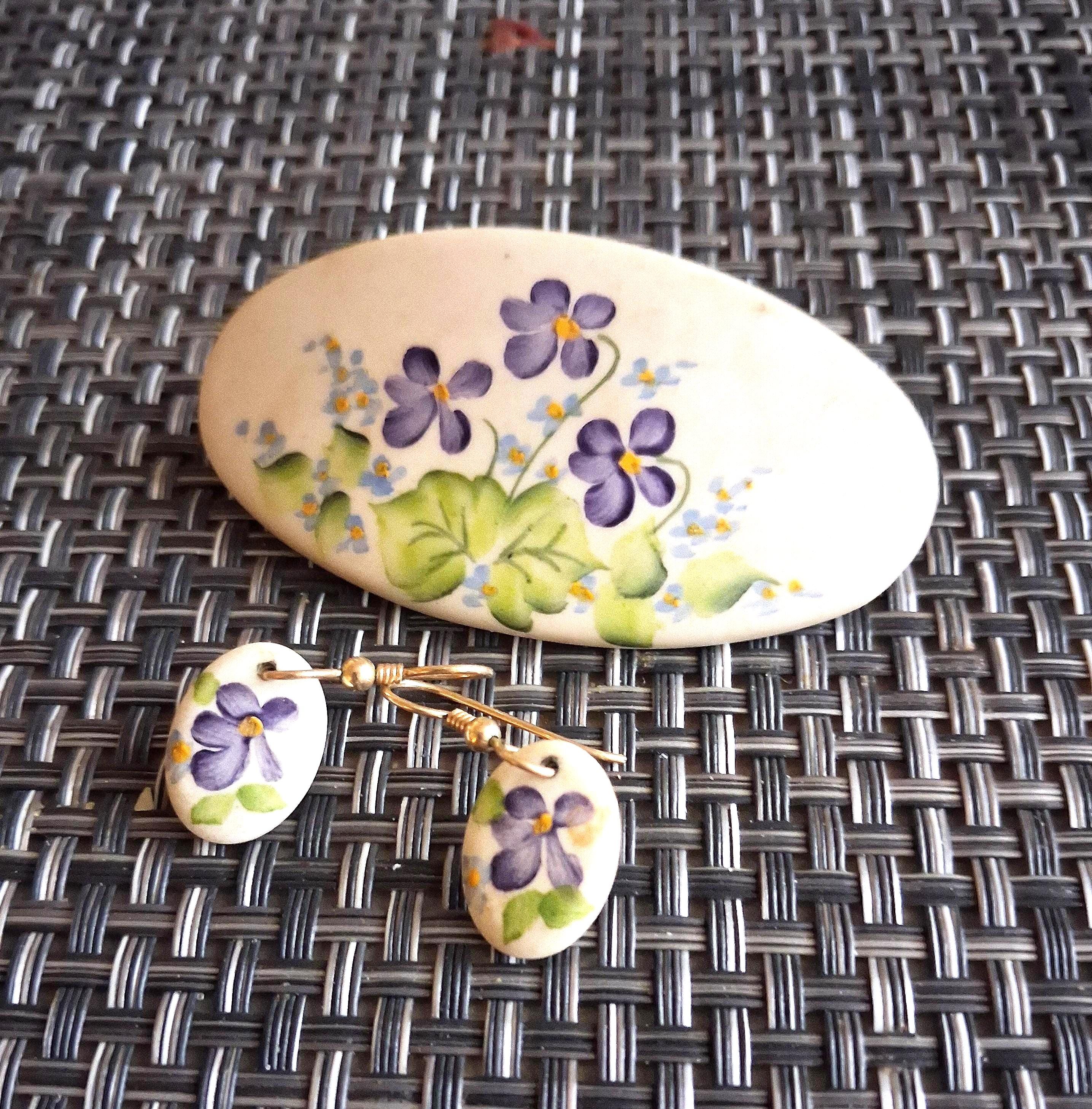 Porcelain Barrette - Etsy display picture 2
