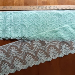 Edging Lace Pale Aqua 37 Feet Veils Costumes Clothing Sewing Quilting Crafting Supplies Tools Craft Projects YoursOccasionally