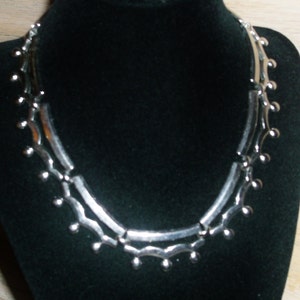 Monet Necklace Collar Steampunk Techie Industrial Choker Vintage Jewelry Vendimia Joyeria image 5