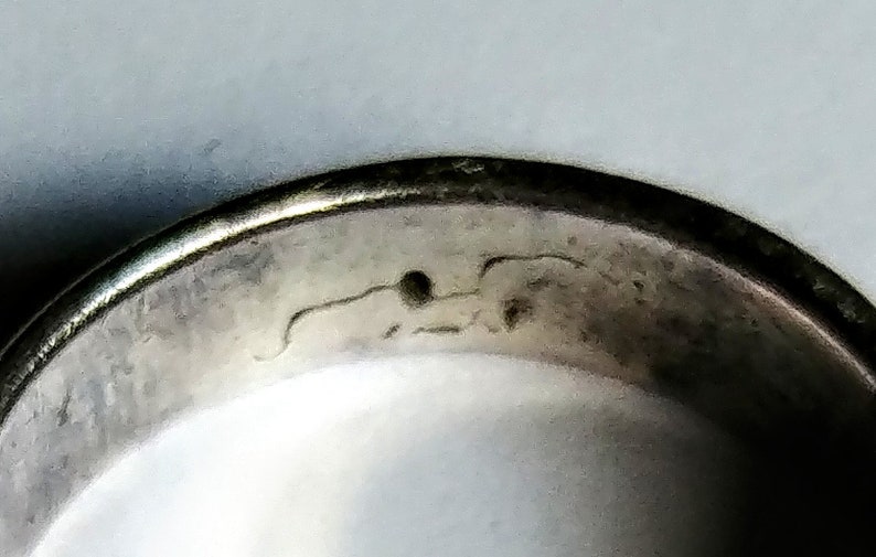 Ring El Anille Sterling Silver Turquoise Chips Vintage Jewelry Vendimia Joyeria Needs Repair SOLD AS IS