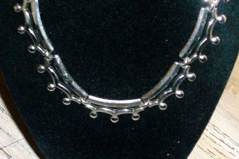 Monet Necklace Collar Steampunk Techie Industrial Choker Vintage Jewelry Vendimia Joyeria image 2