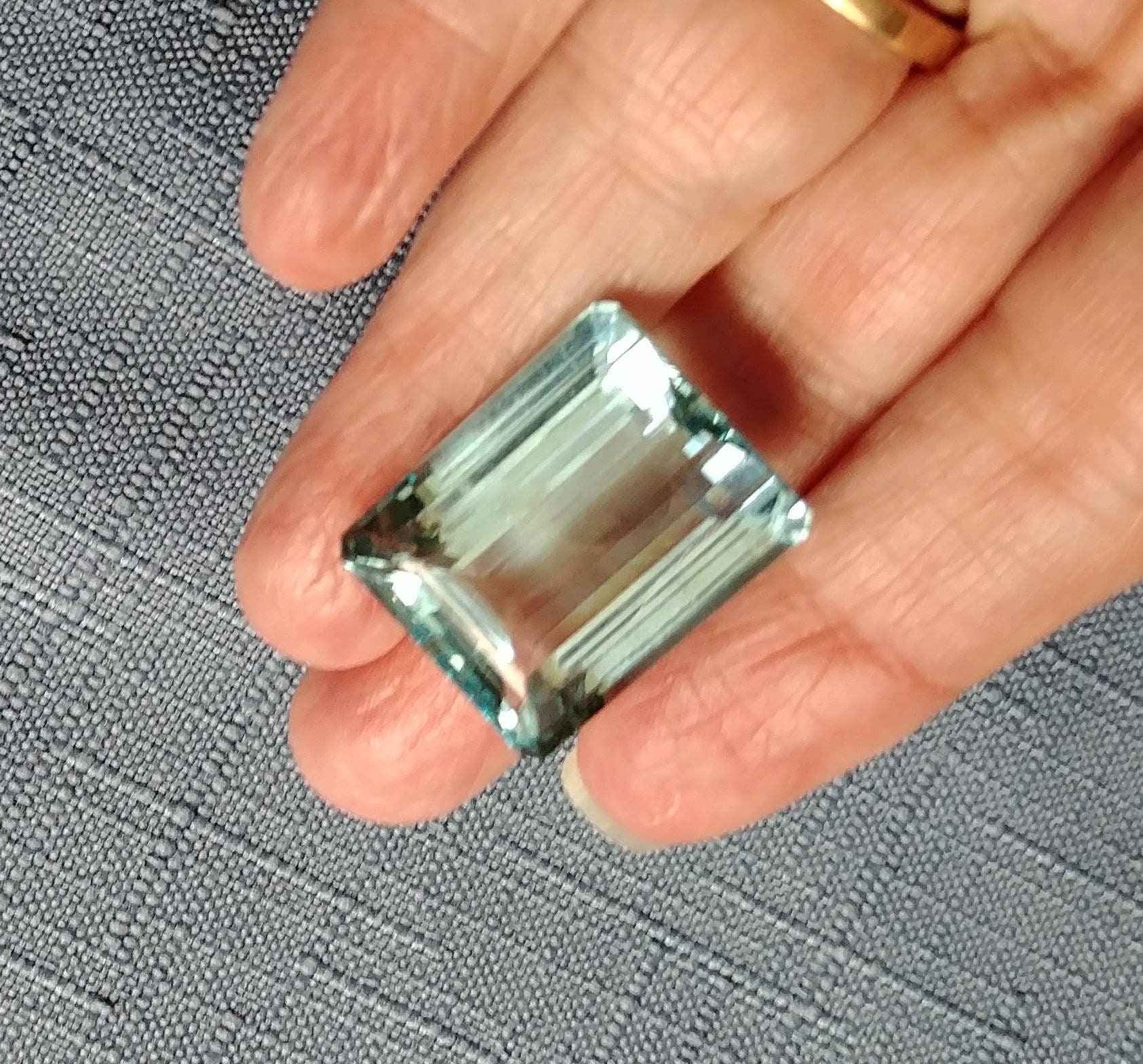 Aquamarine 34.72 Carat Weight Loose Gemstone with Appraisal Etsy