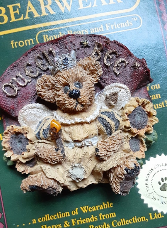 Boyds Bears Brooch Queen Bee Style 01999-72 Dated… - image 2