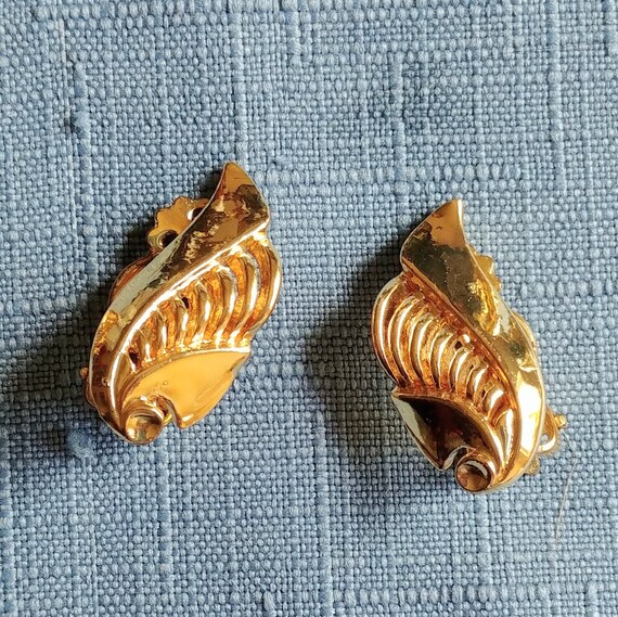 Earrings Aretes Scroll Work Cut Work Clip Vintage Jewelry | Etsy