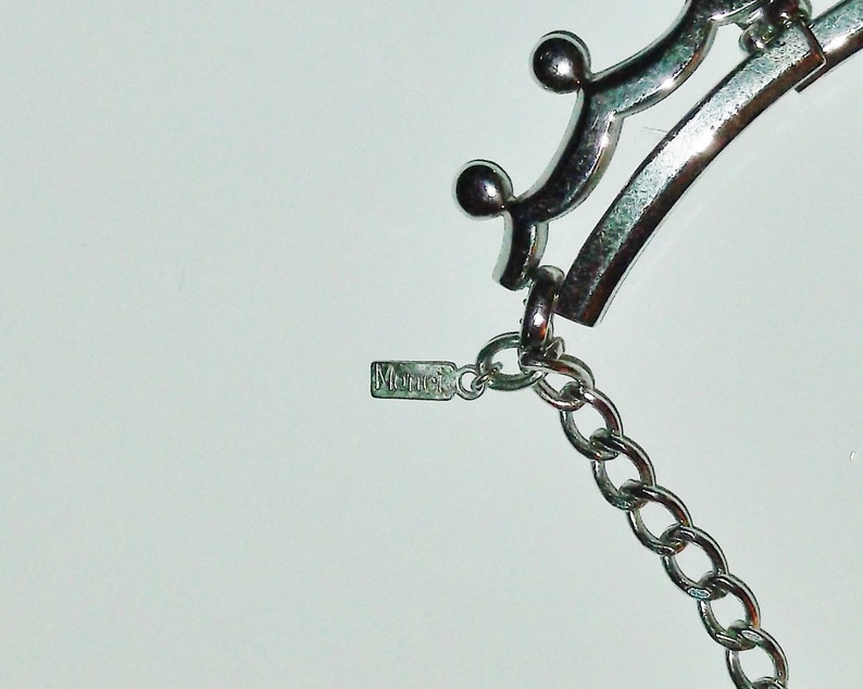 Monet Necklace Collar Steampunk Techie Industrial Choker Vintage Jewelry Vendimia Joyeria image 7