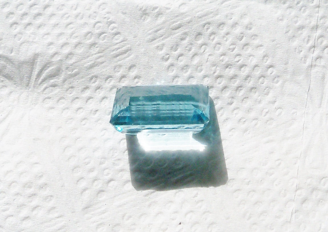 Aquamarine 34.72 Carat Weight Loose Gemstone with Appraisal Etsy
