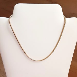 Omega Chain Choker Gold Tone Vintage Jewelry Gift for Her or Him Mothers Day Fathers Day Gifts  Yours, Occasionally