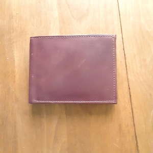 Billetera de cuero marrón con bolsillos para tarjetas de crédito, monedas y billetes, hecha en India, accesorios vintage para hombre, regalo para el día del padre para hombres, para usar ocasionalmente