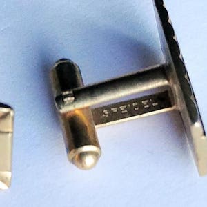 Porte-cravate Et Boutons De Manchette Vintage Speidel Aux Initiales RRK - Occasion, Pour Homme