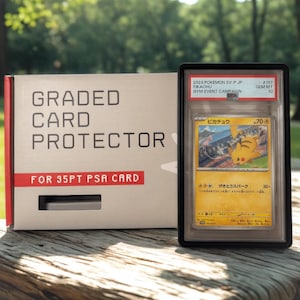 TCG Graded Card Protector | Display Case | UV Protected | Aluminum