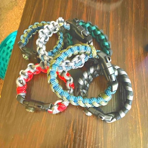 Custom Paracord Bracelet with Buckle | Survival Bracelet | Handmade Outdoor Gear | Military Style