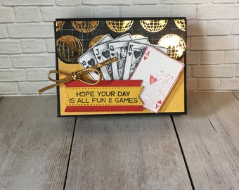 Playing card gift box