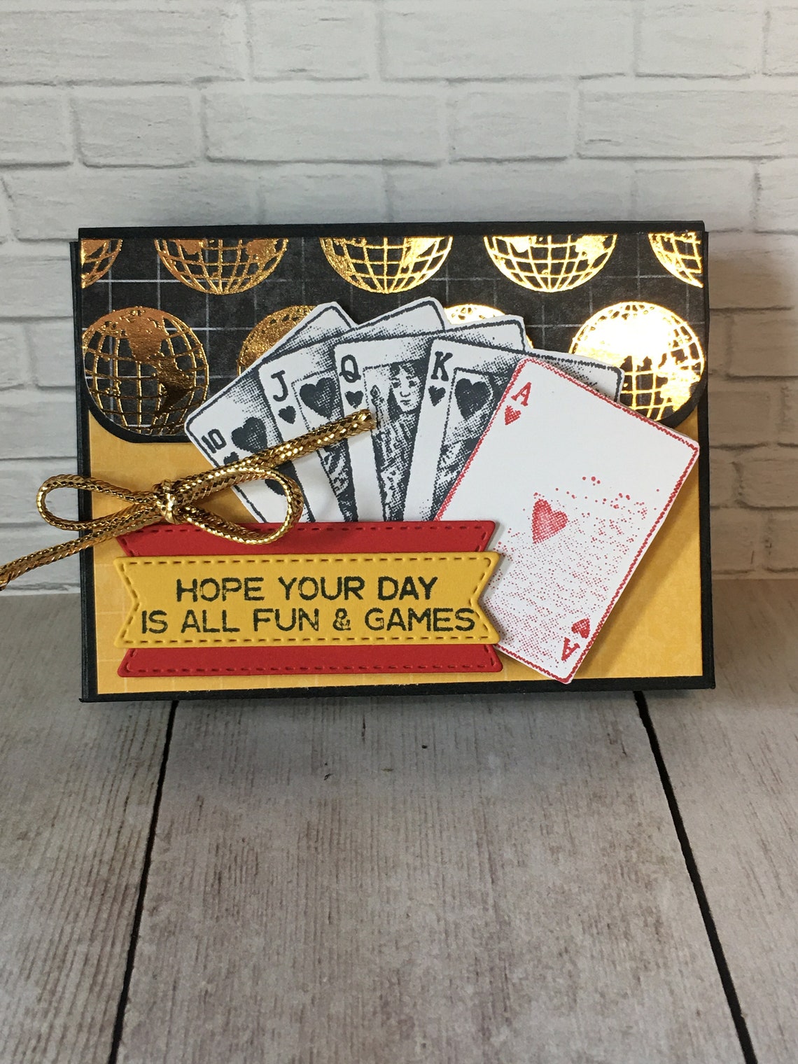 Playing Card Gift Box Etsy