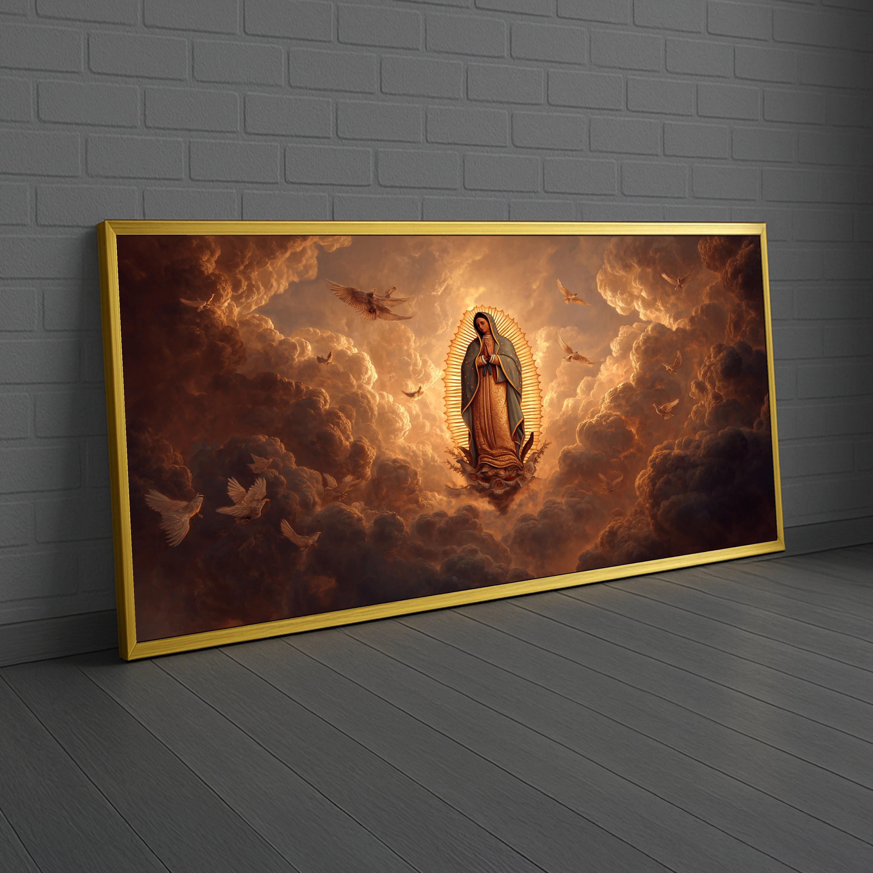 Virgin Mary Canvas Wall Art, Religious Catholic Decor, Spiritual Home ...