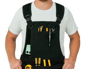 Handmade Woodworking Waxed Canvas Apron Tool Shop Apron For Welding Men and Women