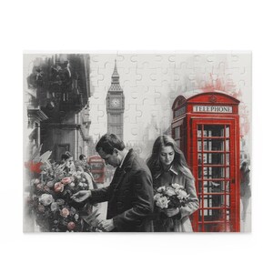 Romantic Cityscape Jigsaw Puzzle: Cozy Couple&#39;s Gift