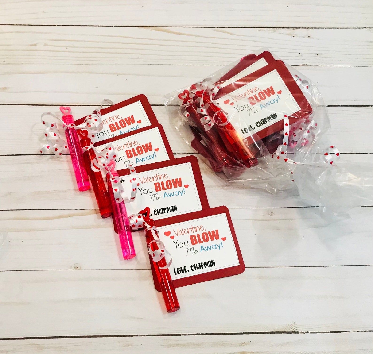 Valentines Day Party Favors Valentine Bubbles Valentines Day Etsy