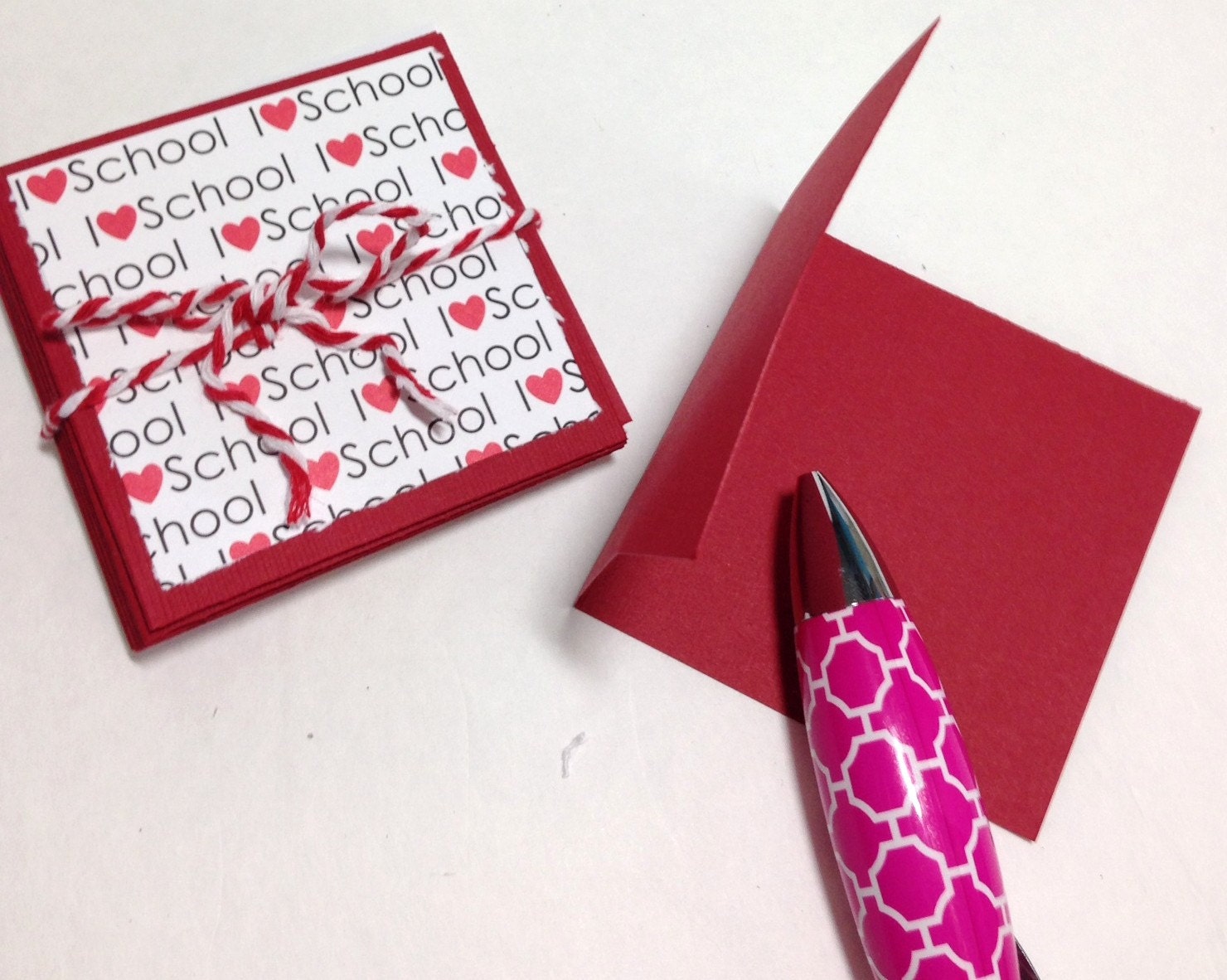 3 X 3 Mini Note Card Set Teacher Set School Year Note Cards Etsy