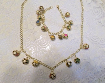 Flower Bell Necklace Bracelet Or Anklet