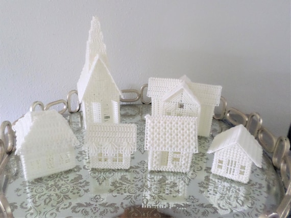 Christmas At The Manor House 2022 Christmas Village Houses And Church White Houses Winter | Etsy Australia