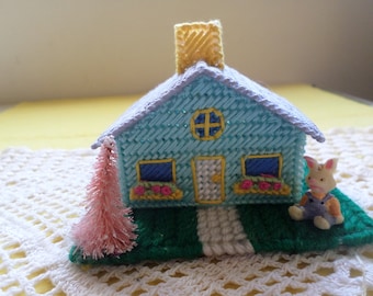 Miniature Easter Bunny House  Easter Village House