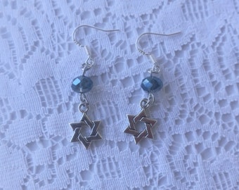 Star Of David Earings, Hannukah  Earings