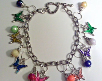 Butterfly Charm Bracelet