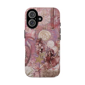 Whimsical Phone Case, Tough Cases for Creative Souls, Unique Phone Cover, Floral Design, Gift for Her, Phone Accessory