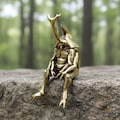 Brass Rhino Beetle Figurine Vintage Insect Sculpture With Dark Antique Finish Miniature Desk Ornament Gift For Collector Or Curio Shelf product logo