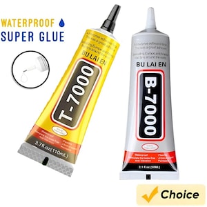 Colle transparente B-7000 pour loisirs créatifs, applicateur de précision pour la réparation de bijoux, verre et plastique (15 ml, 50 ml, 110 ml)