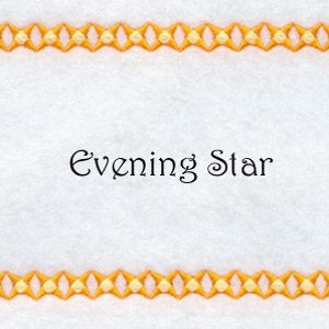 Custom Quilt Label Evening Star image 1