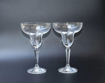 Vintage Lenox Optika Clear Crystal Candlestick Holders – Minimalist Elegant Design Glass, Set of 2