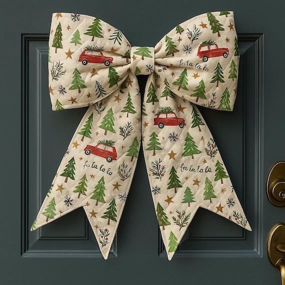 Patchwork Bow Pattern for Hair & Gifts | Large Bow Sewing PDF | Beginner Friendly Tutorial