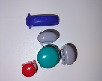 Premium balded OEM Gamecube Controller Buttons (A, B, X, Y, Z) - for competitive Smash Melee players