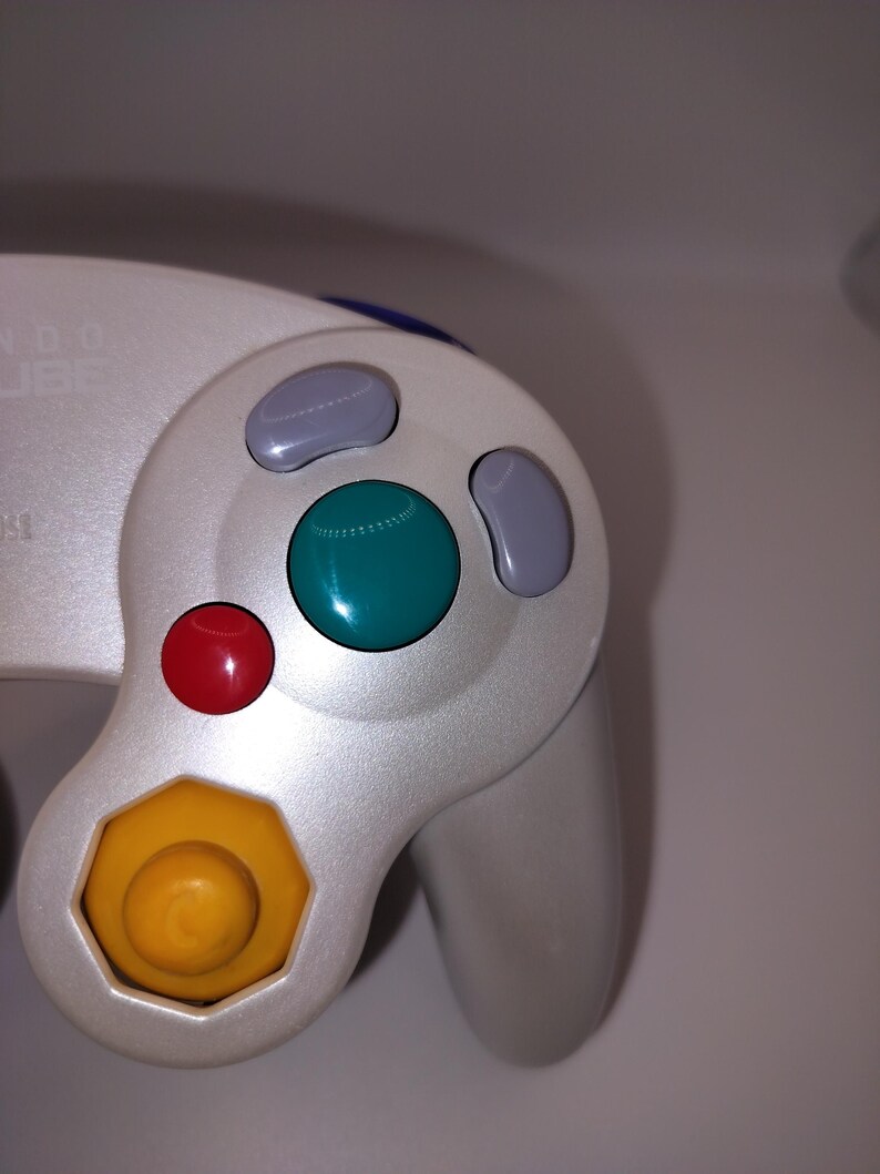 Grey Gamecube Controller Budget Balded OEM Gamecube Controller Buttons (A, B, X, Y, Z) - for ...