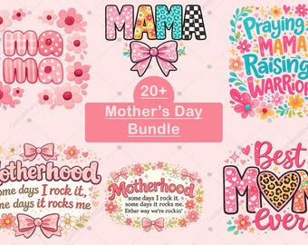 Paquete de imágenes PNG para el Día de la Madre, frases para mamá en formato PNG, imágenes prediseñadas florales para mamá, la mejor mamá del mundo, diseño de maternidad, impresión por sublimación, uso comercial.
