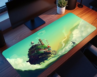 Howl's Moving Castle Mouse Pad: Anime Gaming Desk Mat