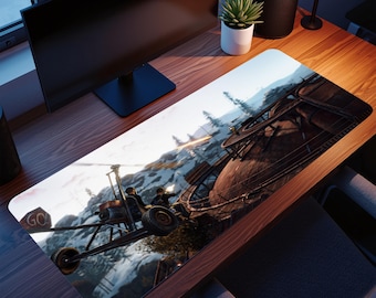 Rust Gaming Mouse Pad: Spill-Resistant, Ultra-Smooth