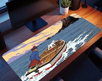 The Adventures of Tintin Gaming Mouse Pad: Spill-Resistant, Ultra-Smooth