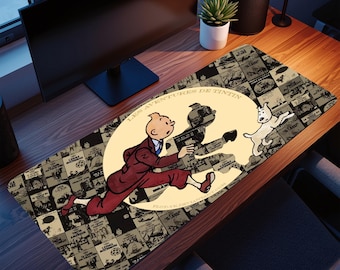 The Adventures of Tintin Gaming Mouse Pad: Spill-Resistant, Ultra-Smooth