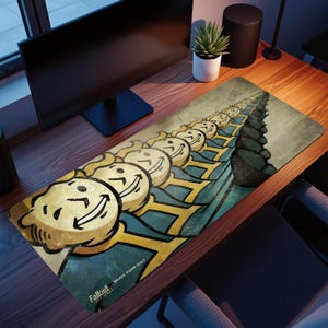 Fallout Gaming Mouse Pad: Personalized Desk Mat, Anime Game Art