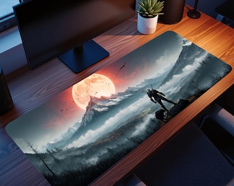 Tapis de souris de jeu The Witcher 3 Wild Hunt : résistant aux éclaboussures, ultra-lisse