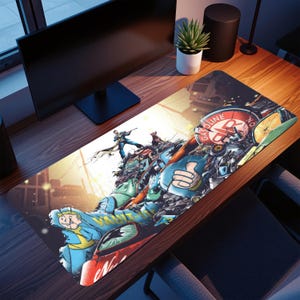 Fallout Gaming Mouse Pad: Personalized Desk Mat, Anime Game Art